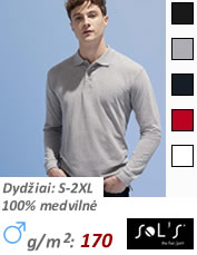 Polo marškinėliai vyrams ilgomis rankovėmis WINTER II - 11353